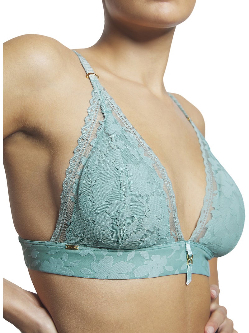 Soutien-gorge triangle sans armatures Gabrielle Vert - Kiabi