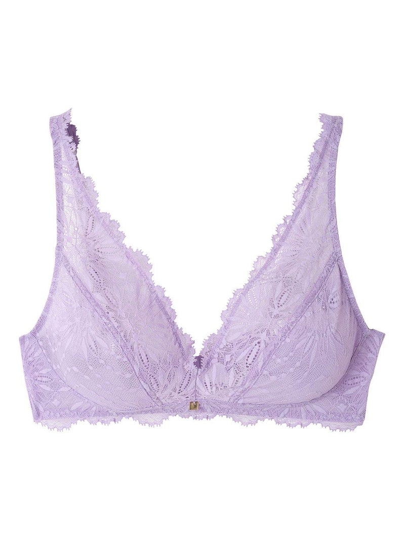 Soutien-gorge triangle sans armatures LILAS - Camille Cerf & Pomm'Poire Violet - Kiabi