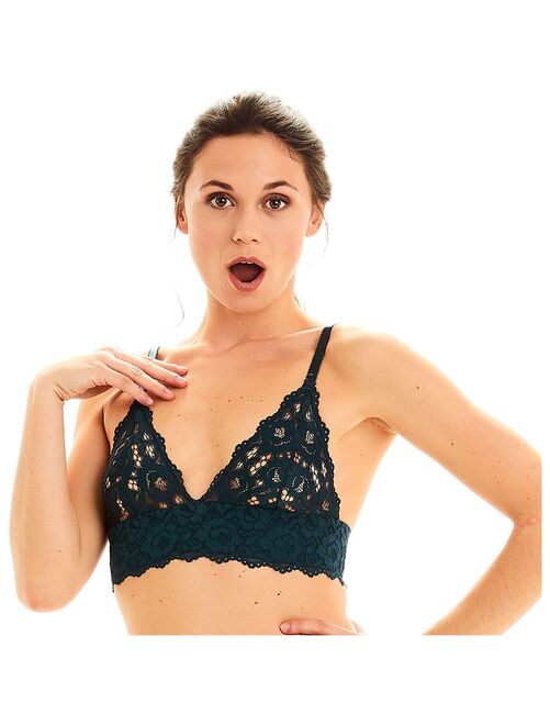 Soutien-gorge triangle sans armatures noir Feu aux Poudres - Pommpoire