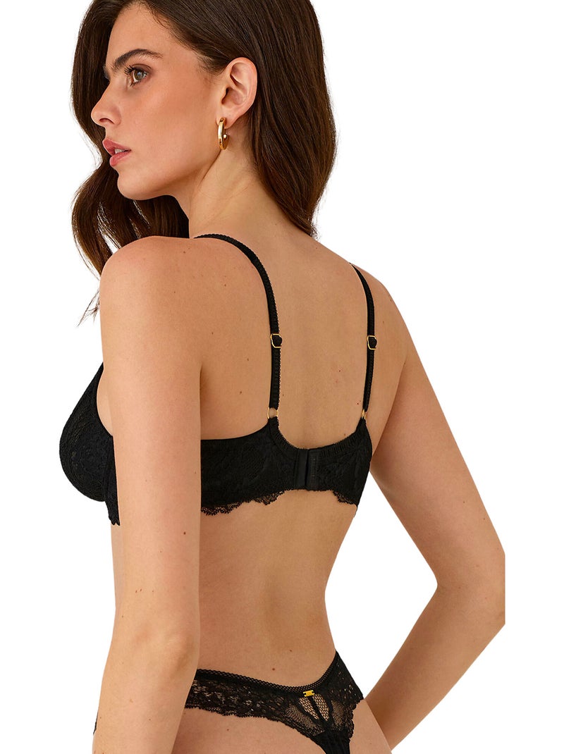 Soutien-gorge triangle sans armatures renatta Noir - Kiabi