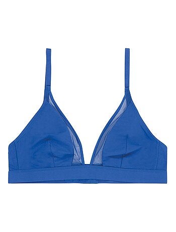 Soutien-gorge triangle sans armatures femme Tulle