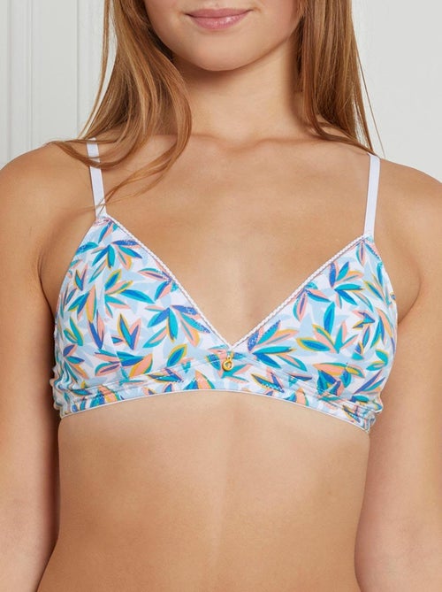 Soutien-gorge triangle sans coques en coton CLEM - Morgan Junior - Kiabi