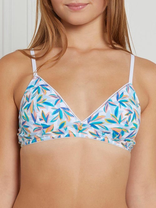 Soutien-gorge triangle sans coques en coton CLEM - Morgan Junior - Kiabi