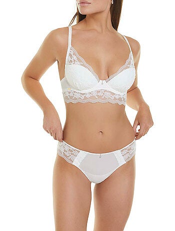Soutien-gorge triangle semi bralette Jolie mariage
