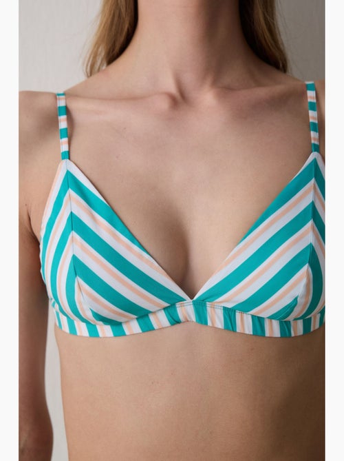 Soutien-gorge triangle tissé penti - Kiabi Soutien-gorge triangle tissé penti - Kiabi