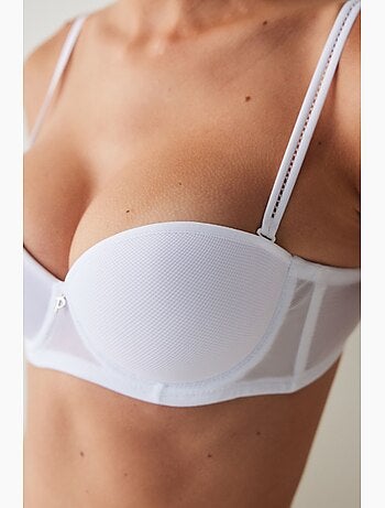 Soutien-gorge tricoté à armatures et bretelles amovibles penti