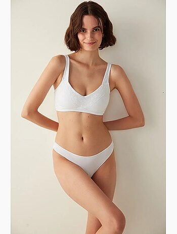 Soutien-gorge ultra confortable sans armatures post-opératoire penti