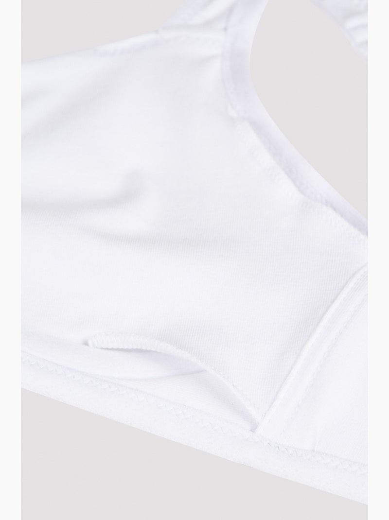 Soutien-gorge ultra confortable sans armatures post-opératoire penti Blanc - Kiabi