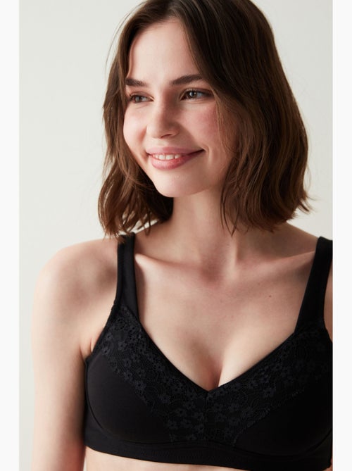 Soutien-gorge ultra confortable sans armatures post-opératoire penti - Kiabi Soutien-gorge ultra confortable sans armatures post-opératoire penti - Kiabi