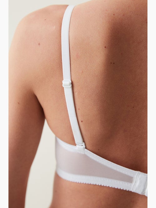 Soutien-gorge uni à armatures et bretelles amovibles penti - Kiabi Soutien-gorge uni à armatures et bretelles amovibles penti - Kiabi