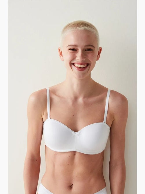 Soutien-gorge uni à armatures et bretelles amovibles penti - Kiabi Soutien-gorge uni à armatures et bretelles amovibles penti - Kiabi