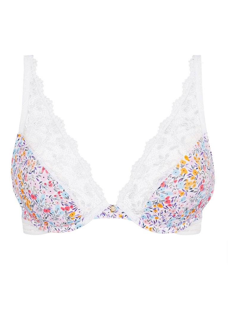 Soutien-gorge Valeria Billet Doux Blanc Rose Bleu - Kiabi