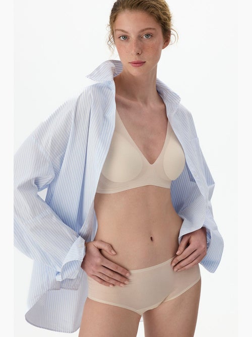 Soutien-gorge zerogram decolette avec coussinets invisibles penti - Kiabi