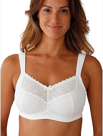 Soutien-grorge blanc sans armatures - DAXON