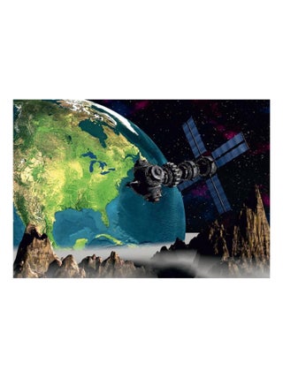 Space, photo murale, 360x254 cm, 4 parts