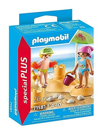 Special Plus Enfants avec jouets de plage