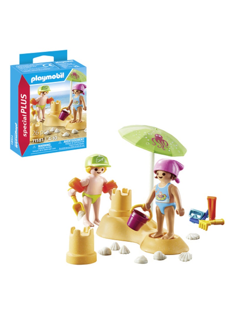 Special Plus Enfants avec jouets de plage N/A - Kiabi