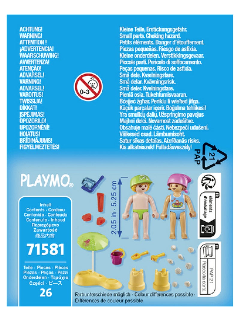 Special Plus Enfants avec jouets de plage N/A - Kiabi