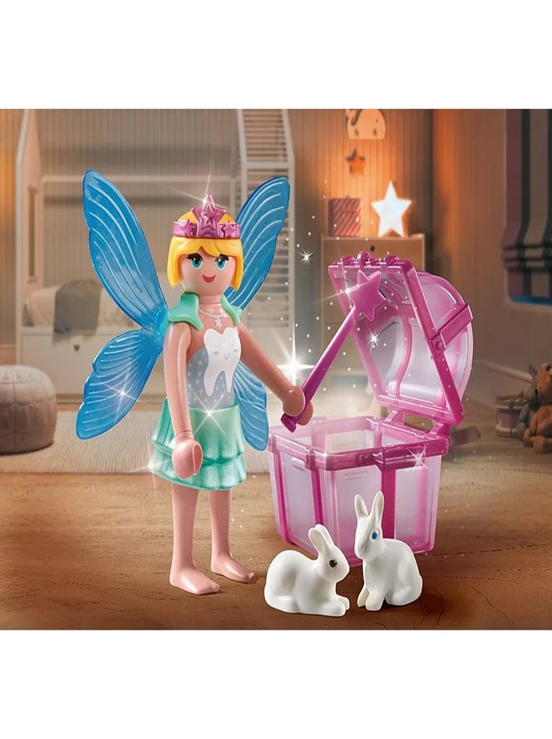 Special Plus Fée avec coffre à dents de lait et deux lapins N/A - Kiabi