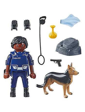 Special Plus Policier avec chien de recherche
