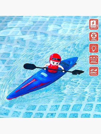 Speed & go kayak radiocommandé avec figurine