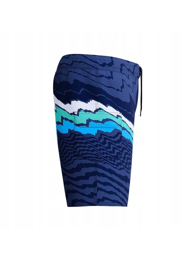 Speedo - Boardshort style À rayures Bleu marine - Kiabi