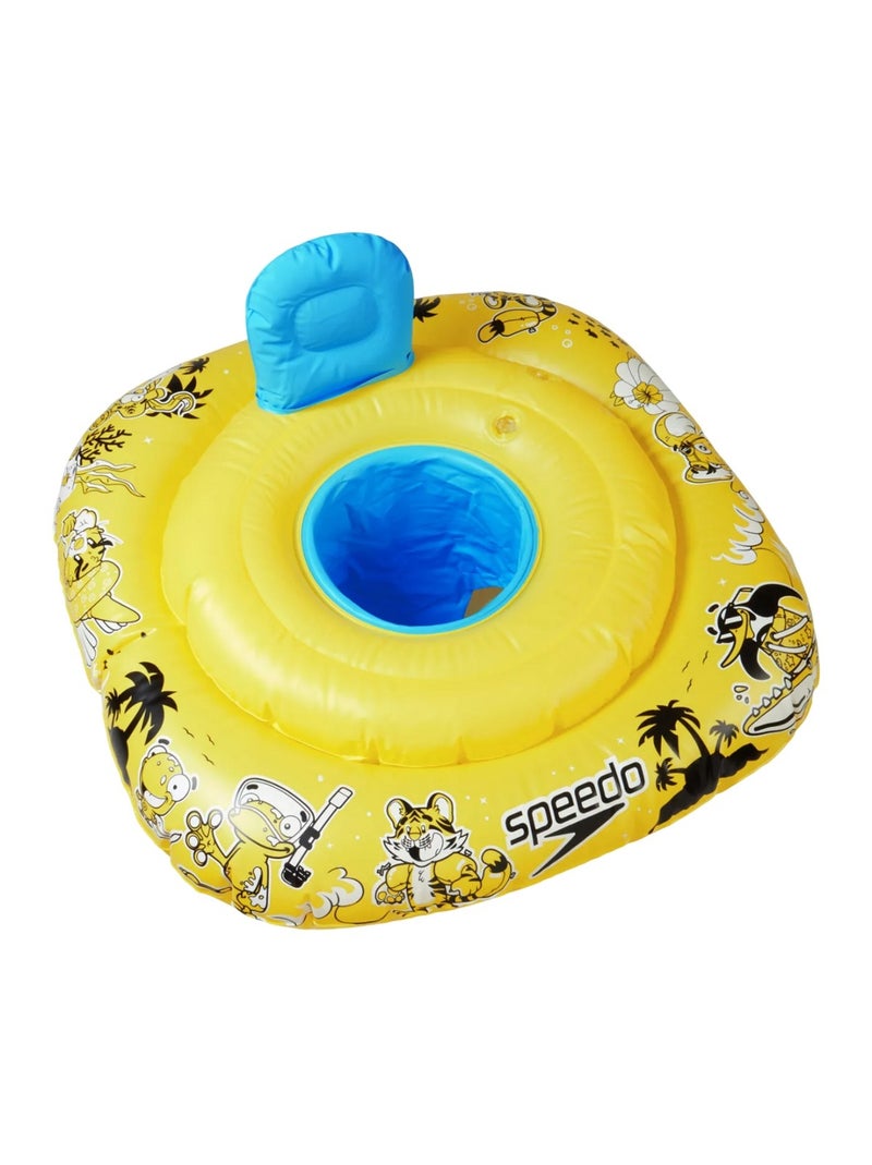 Speedo - Bouée siège de piscine Bleu Jaune Noir - Kiabi