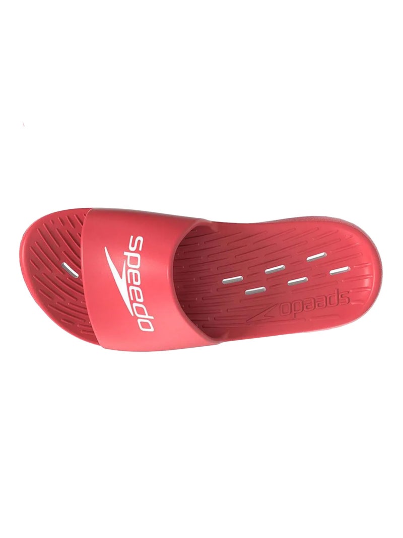 Speedo - Claquettes ONE PIECE AM Blanc Rouge Blanc - Kiabi