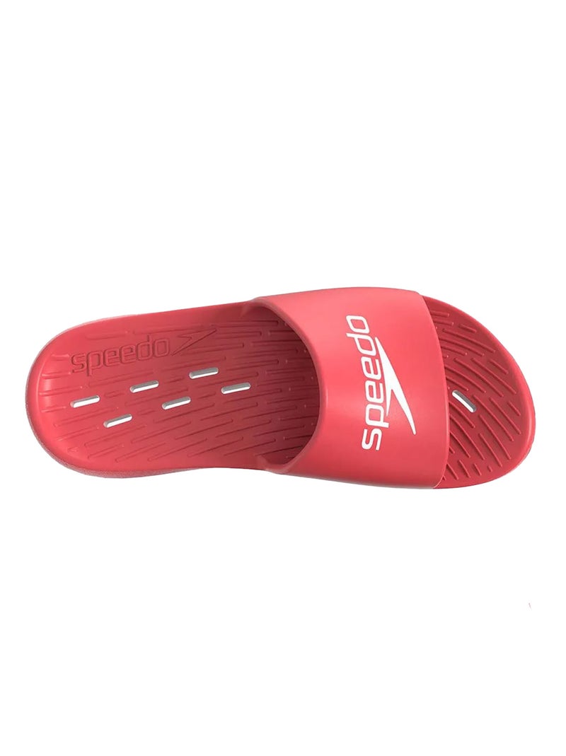 Speedo - Claquettes ONE PIECE AM Blanc Rouge Blanc - Kiabi