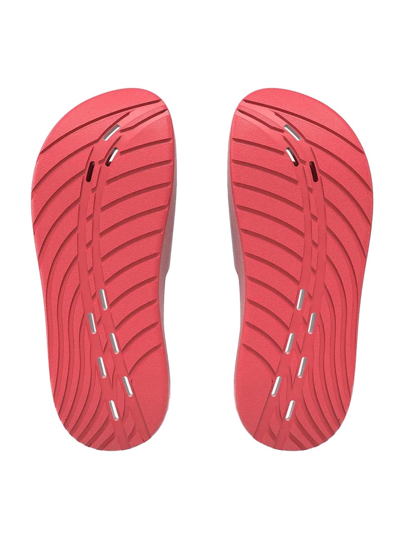 Speedo - Claquettes ONE PIECE AM Blanc Rouge Blanc - Kiabi
