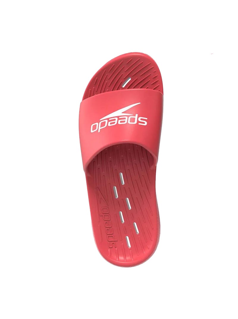 Speedo - Claquettes ONE PIECE AM Blanc Rouge Blanc - Kiabi