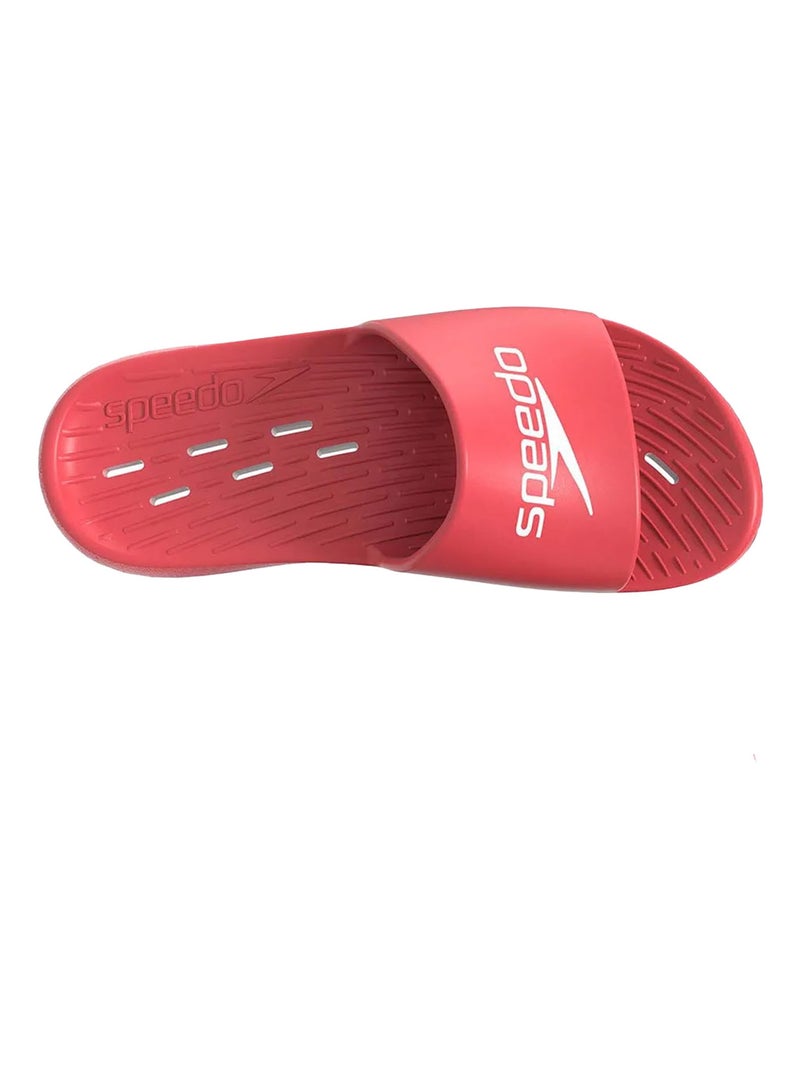 Speedo - Claquettes ONE PIECE AM Blanc Rouge - Kiabi