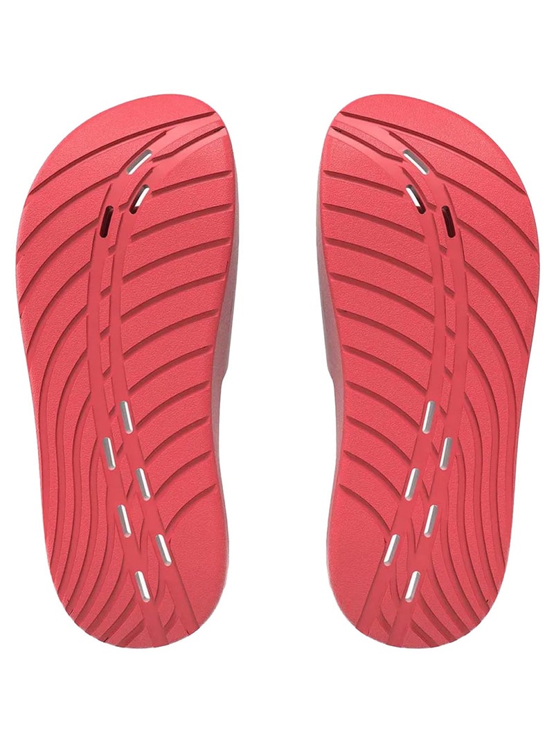 Speedo - Claquettes ONE PIECE AM Blanc Rouge - Kiabi