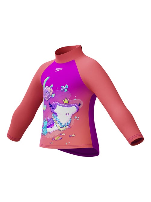 Speedo - Haut de bain anti-irritation manches longues style Numérisé - Kiabi