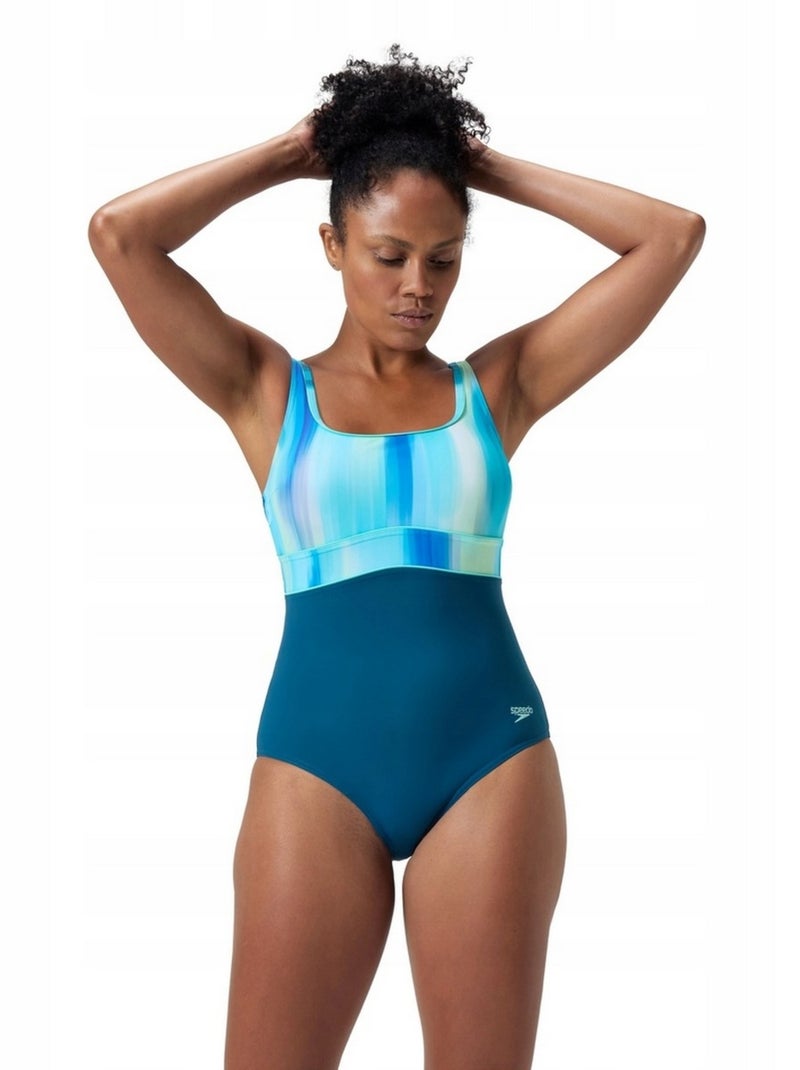 Speedo - Maillot de bain 1 pièce ECLIPSE Vert - Kiabi