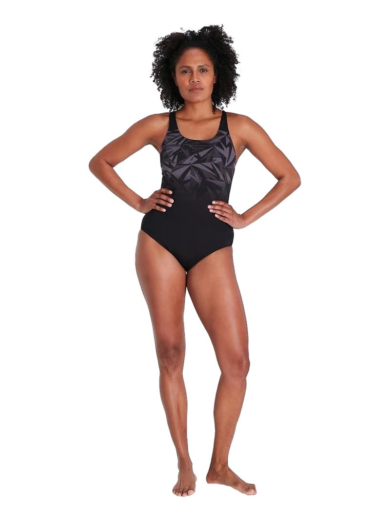 Speedo - Maillot de bain 1 pièce HYPERBOOM PLACEMENT Noir - Kiabi