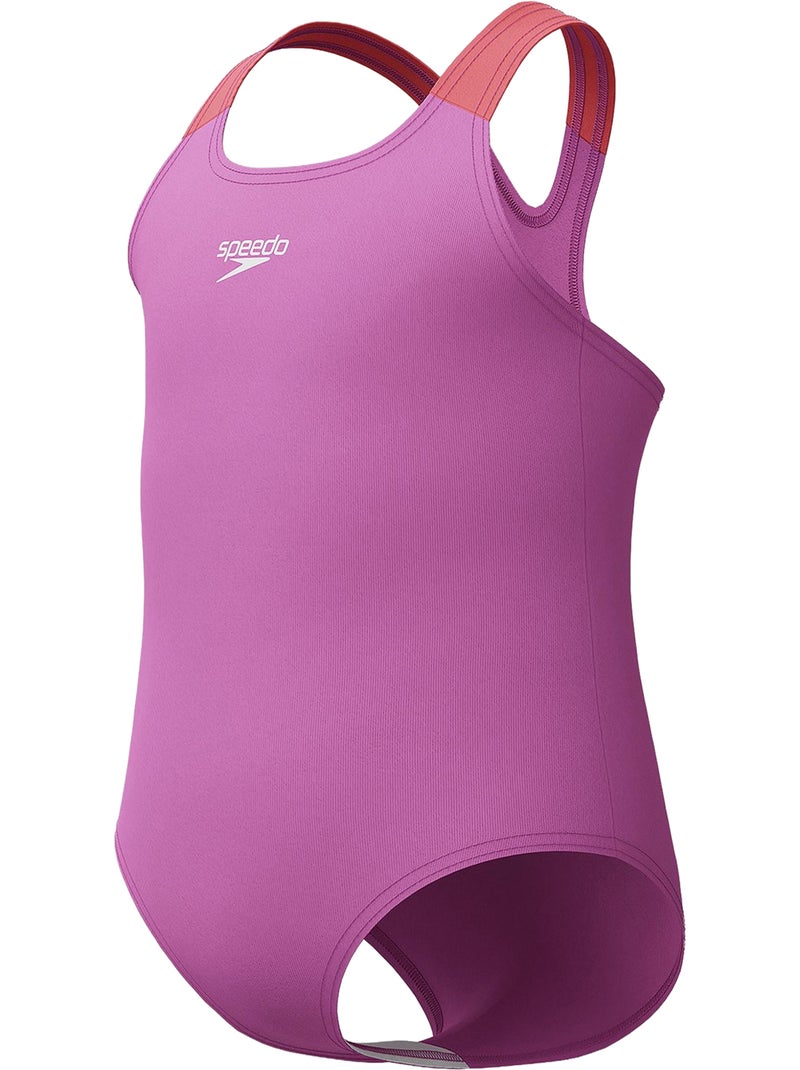 Speedo - Maillot de bain 1 pièce LEARN TO SWIM MEDALIST - Bébé fille Rose - Kiabi