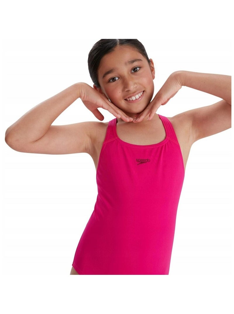 Speedo - Maillot de bain 1 pièce MEDALIST Rose fluo/Solinotes - Kiabi