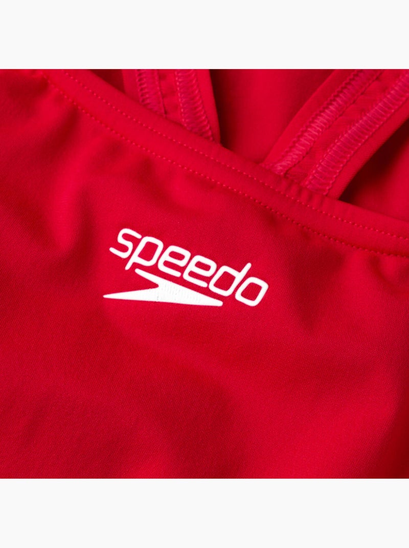 Speedo - Maillot de bain 1 pièce MEDALIST Rouge - Kiabi