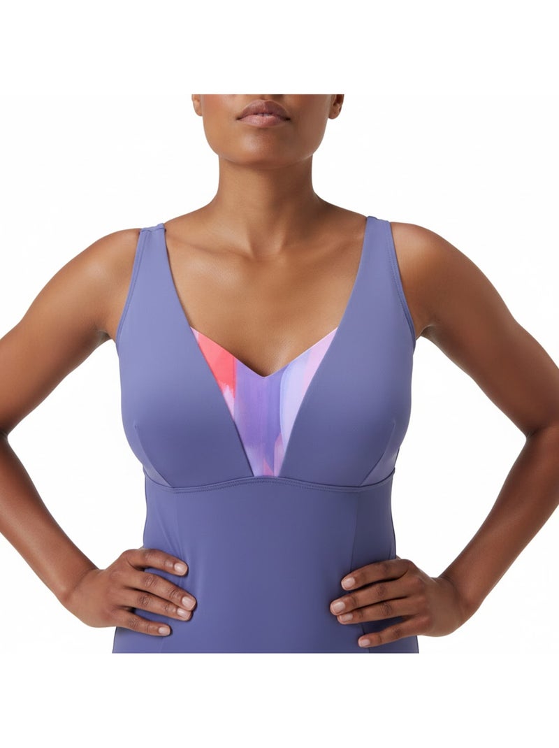 Speedo - Maillot de bain 1 pièce motif/style imprimé OPUSGEM Bleu - Kiabi