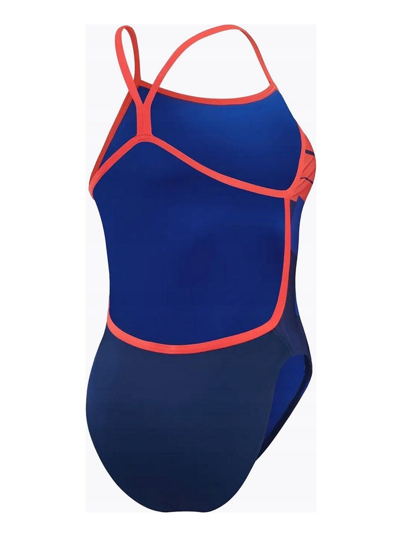 Speedo - Maillot de bain 1 pièce PLACEMENT Bleu ardoise - Kiabi