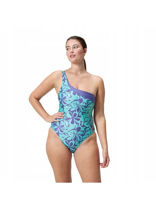 Speedo - Maillot de bain 1 pièce pour piscine motif/style asymétrique - Kiabi