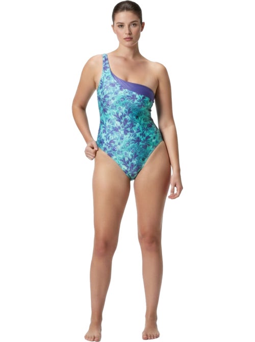 Speedo - Maillot de bain 1 pièce pour piscine motif/style asymétrique - Kiabi