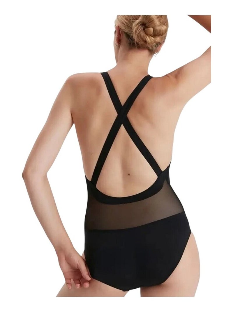 Speedo - Maillot de bain 1 pièce POWER Noir - Kiabi