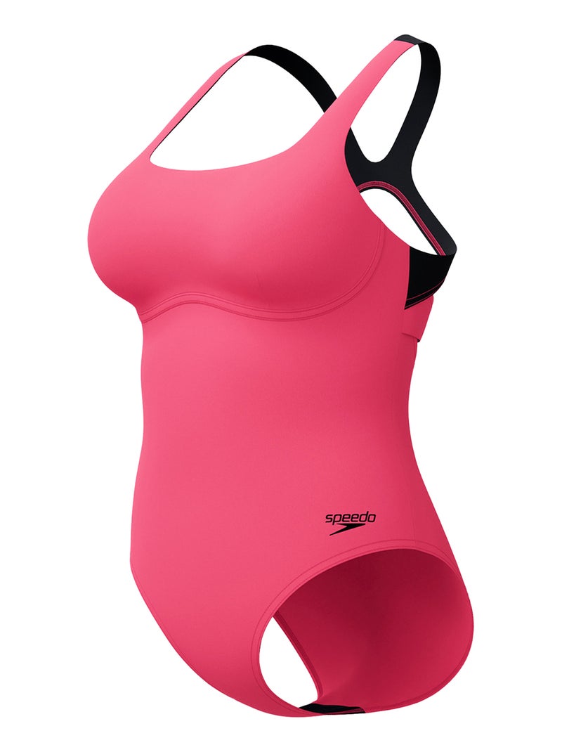 Speedo - Maillot de bain 1 pièce Rose foncé - Kiabi