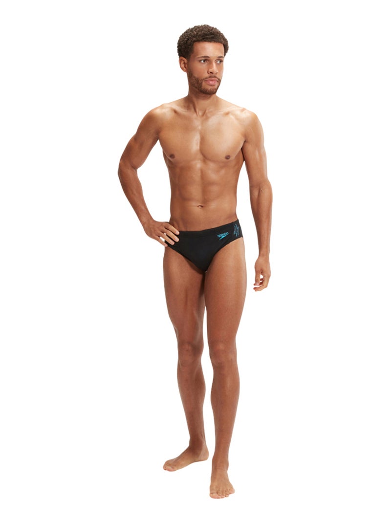 Speedo - Short de bain HYPERBOOM SPLICE Noir Bleu - Kiabi