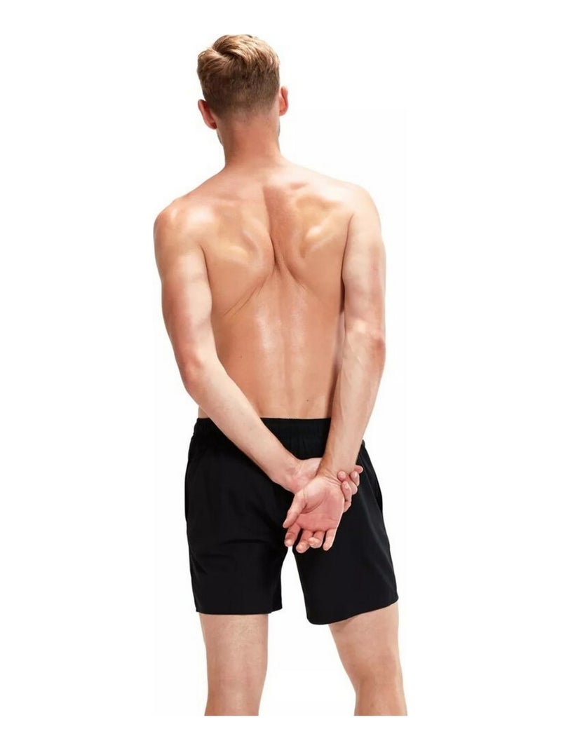 Speedo - Short de bain Noir Rouge - Kiabi