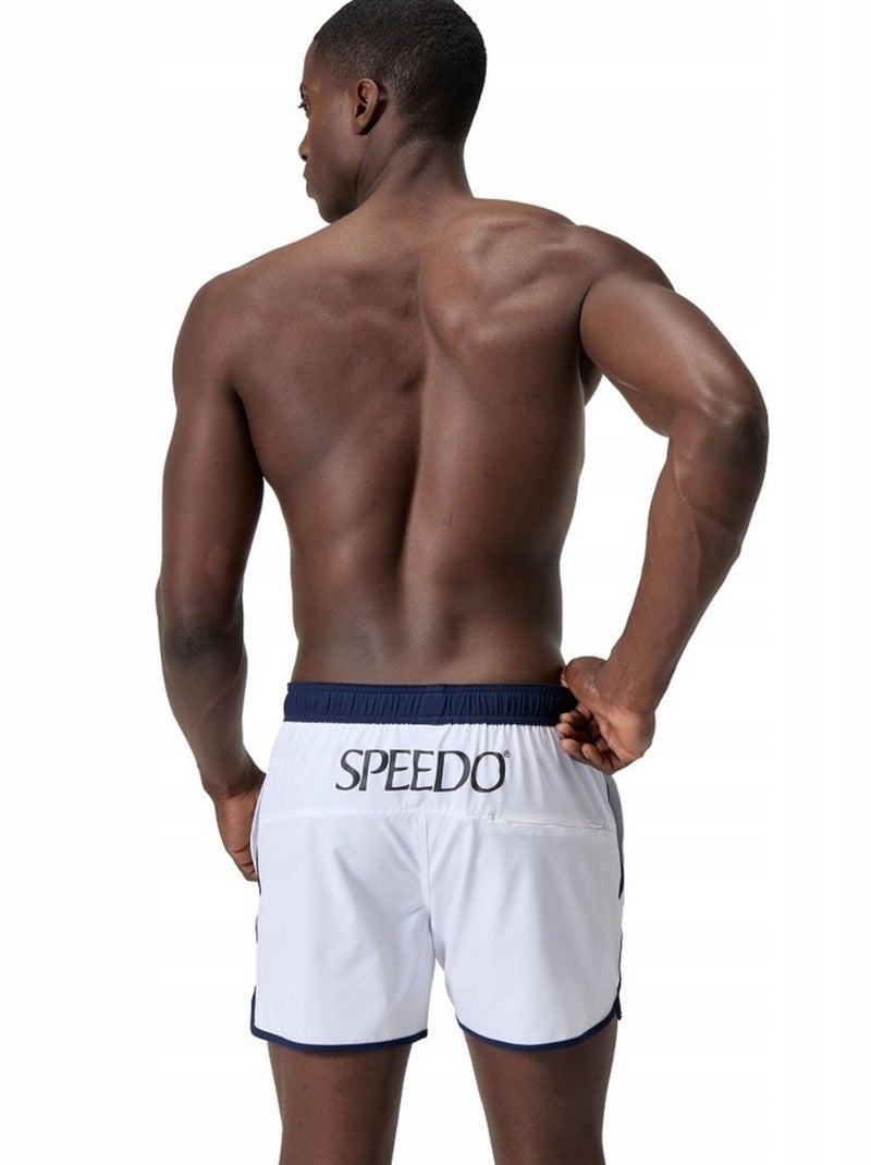 Speedo - Short de bain style Logo VOLLEY Blanc - Kiabi