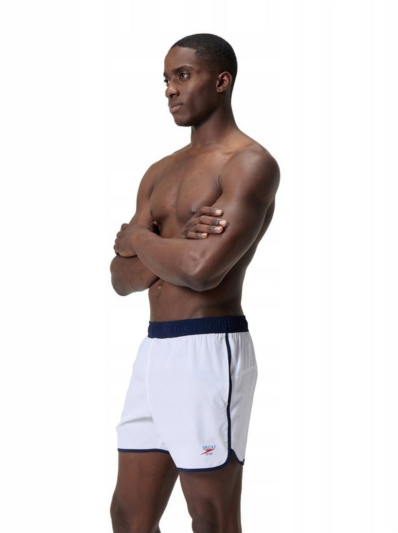 Speedo - Short de bain style Logo VOLLEY Blanc - Kiabi