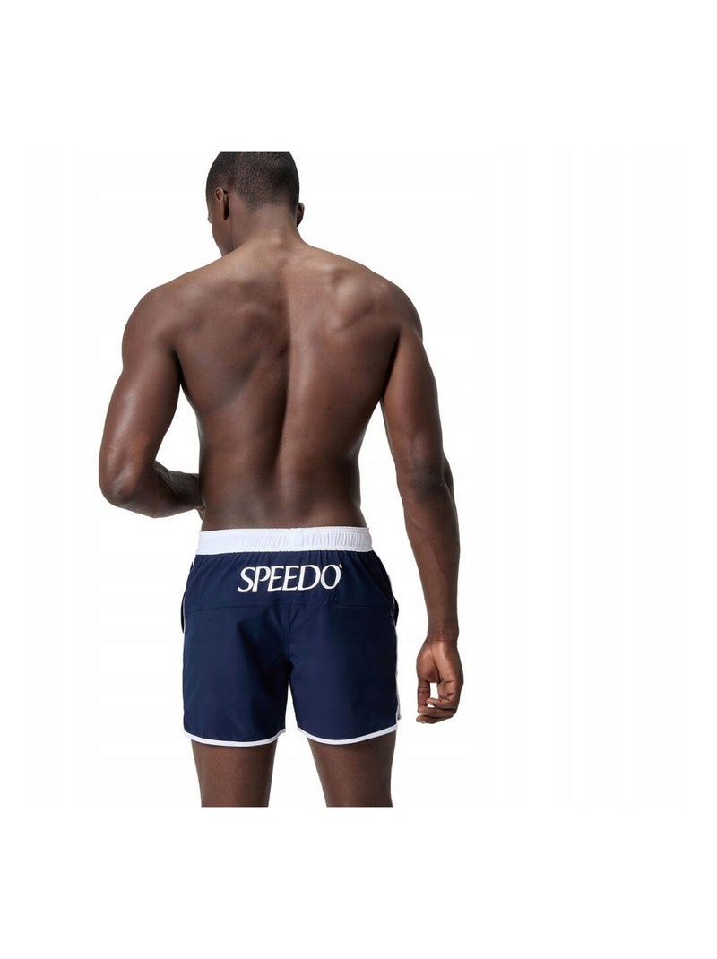 Speedo - Short de bain style Logo VOLLEY Bleu marine - Kiabi